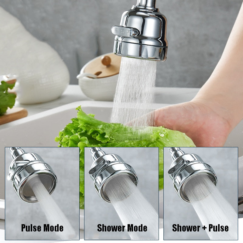 Movable Kitchen Faucet Booster Shower